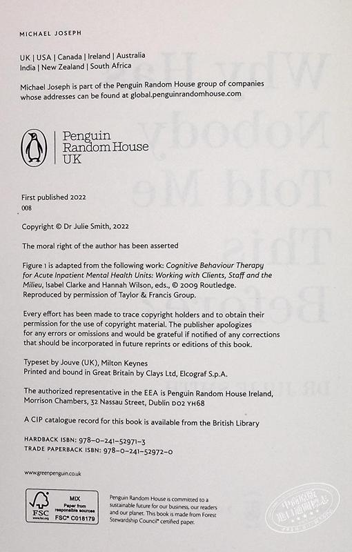 【中商原版】为什么没人早点告诉我？	Why Has Nobody Told Me This Before	Julie Smith 英文原版 商品图4