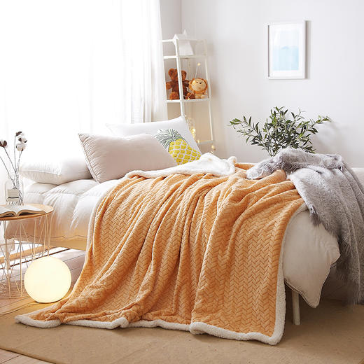 恒源祥HYX005MT麦穗毯 驼色【CZ】 商品图2