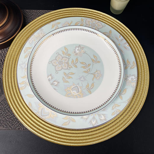 凡瑞斯碧水佳人10人50头骨瓷餐具 商品图2