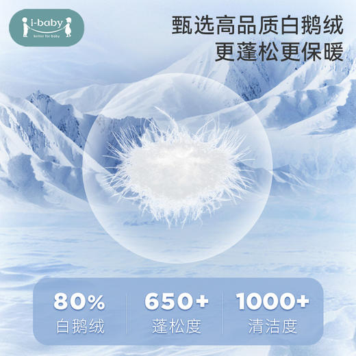 i-baby outlast恒温防雨冲锋羽绒服白鹅绒服 商品图4