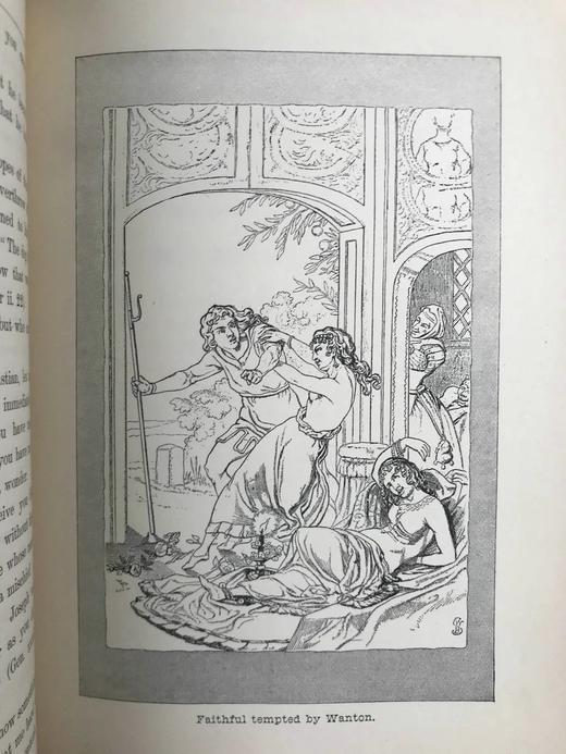 1898年 班扬《天路历程》 约60幅插图 漆布精装32开 商品图14