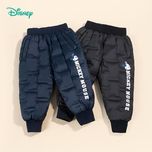 迪士尼童装新品秋冬羽绒保暖裤子男女童休闲长裤224K1342 商品图4