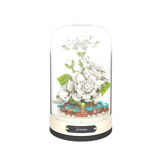 佳奇-积木花音乐盒diy拼装（送展示罩） 商品图4