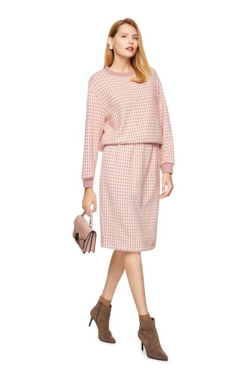 LNNNS 粉色千鸟格减龄套装 8459 商品图4