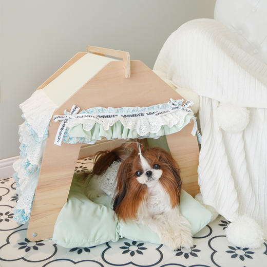 Wowbabepets四季通用宠物房子帐篷猫窝狗窝可拆洗中型凉窝宠物床 商品图1