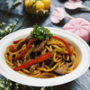★黑胡椒牛肉炒意面  Spaghetti with black Pepper beef 商品缩略图0