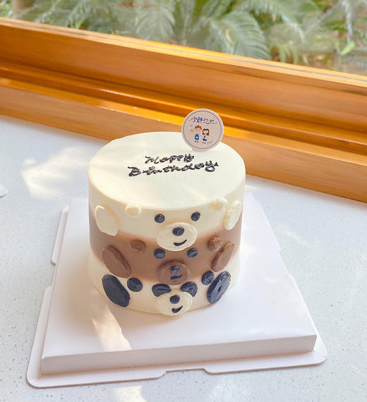 四寸小熊奶油蛋糕 正常高度 下单前请仔细阅读商品详情 商品图0