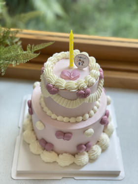 双层小清新奶油蛋糕 下单前请仔细阅读商品详情