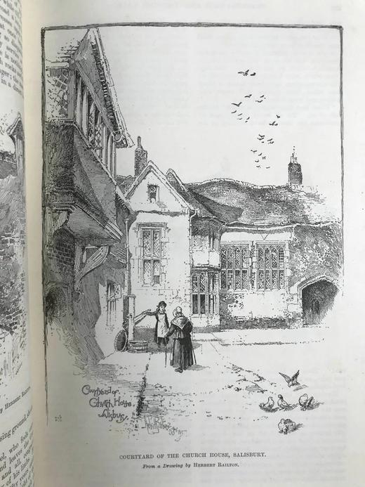 1888年 英国插图杂志 数百幅精美插图 漆布精装16开 商品图12