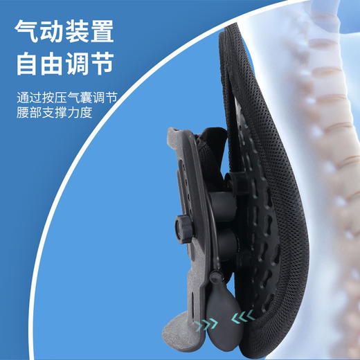【汽配】汽车腰靠车载护腰 透气靠垫办公室腰靠腰枕 人体工学冰丝靠背靠垫 商品图1