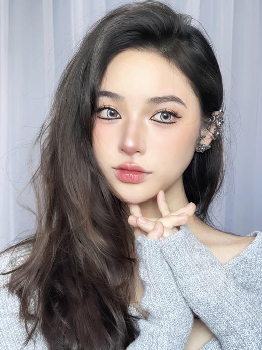 hancon&oh con 半年抛美瞳  五十度50°灰 直径14.5mm着色13.8mm 商品图6