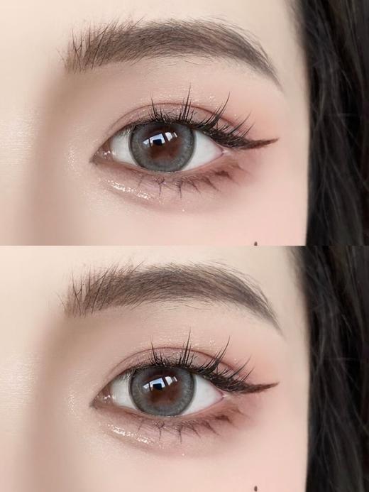 「高端美瞳」富婆之选 hebe系列 灰黑/棕/巧 14.5 年抛 含硅水凝胶winni 商品图6