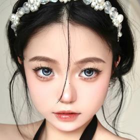 oh！han/HANCON【机械姬蓝】高光蓝水晶球  好水润好灵气好有质感