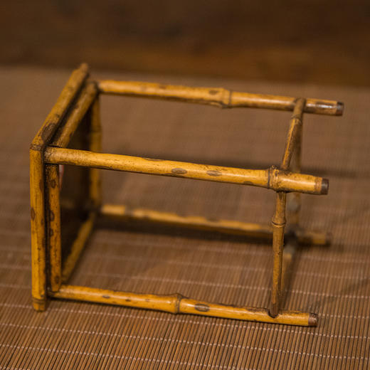 清 湘妃竹小花架摆件 商品图3