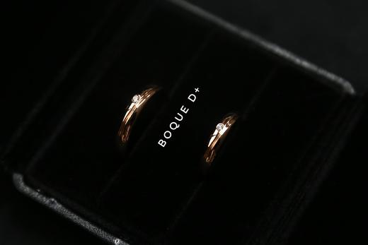 Boque d+ 宝趣定制原创设计18K金钻石定制对戒《love》 商品图1