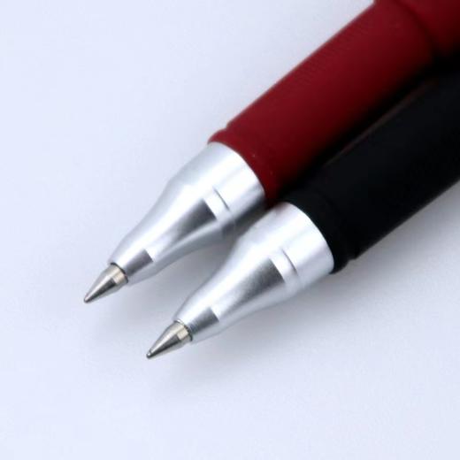 文明考试中性笔GP-380磨砂壳0.5签字笔碳素黑水笔 商品图1