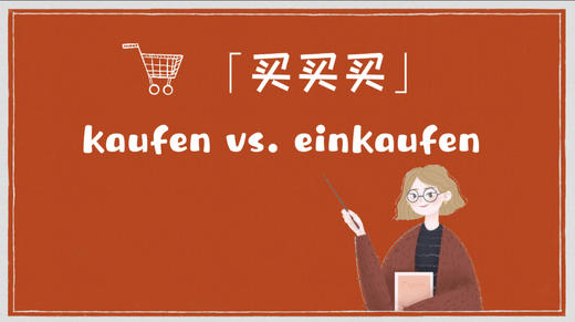 德语词汇辨析：kaufen vs. einkaufen 商品图0