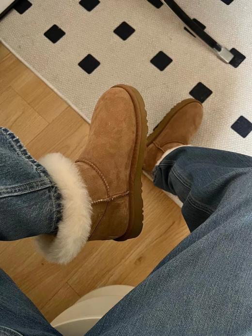 【女款】河南桑坡雪地靴 牛角一粒扣/两粒扣/三粒扣 35-40码 羊皮毛一体 商品图3