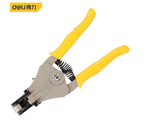 得力DL2002C自动剥线钳1.25-8mm(黄) 商品图0