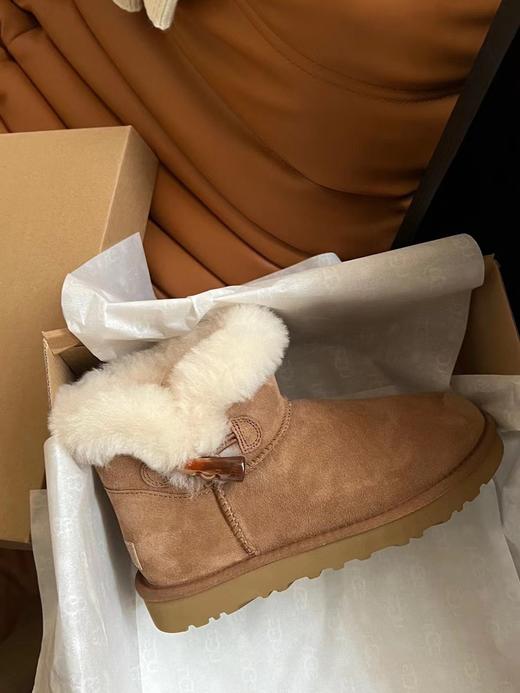 【女款】河南桑坡雪地靴 牛角一粒扣/两粒扣/三粒扣 35-40码 羊皮毛一体 商品图7