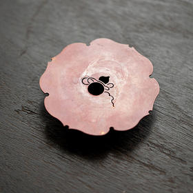 束刻 壶承 紫铜葫芦 菱花福禄铜垫做旧茶壶垫茶托杯垫功夫茶具茶道配件干泡台壶承茶垫壶托