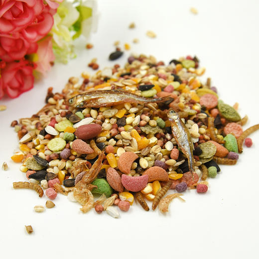 仓鼠粮豪华海鲜/果蔬主粮400g 小仓鼠饲料 多种谷物营养均衡  现货批发 商品图2