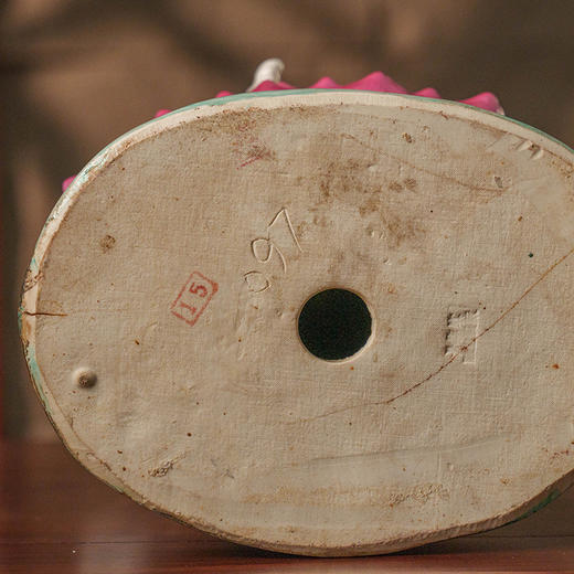 民国 彩瓷净瓶观音像 商品图4