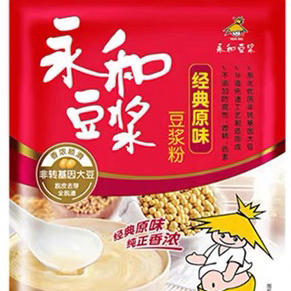 永和豆浆300g袋装无蔗糖豆浆粉无添加蔗糖早餐袋装速溶冲饮豆粉 商品图3