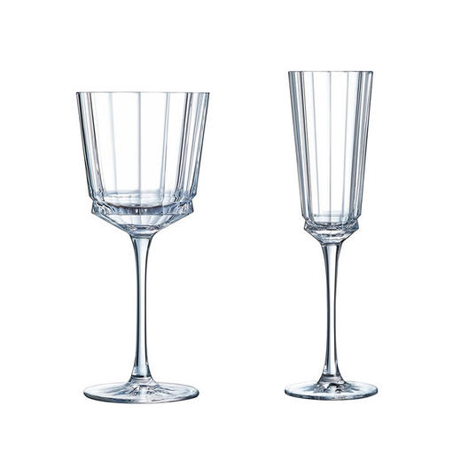 法国进口CDA马卡萨系列6头水晶玻璃酒杯奢华高脚杯香槟杯葡萄酒杯 商品图0