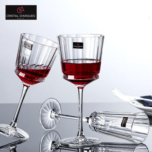 法国进口CDA马卡萨系列6头水晶玻璃酒杯奢华高脚杯香槟杯葡萄酒杯 商品图2
