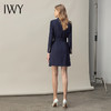 IWY/藏青色职业西装连衣裙气质办公售楼部名媛经理通勤时尚前台OL Q11042 商品缩略图3