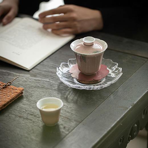 束刻 壶承 紫铜葫芦 菱花福禄铜垫做旧茶壶垫茶托杯垫功夫茶具茶道配件干泡台壶承茶垫壶托 商品图3