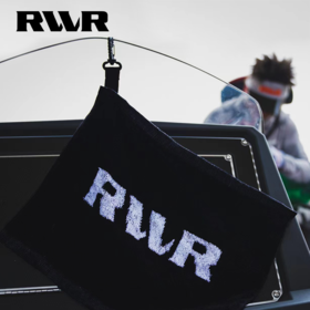 RVVR路亚钓鱼毛巾不粘饵擦速干加厚随身挂扣品牌定制擦拭手巾