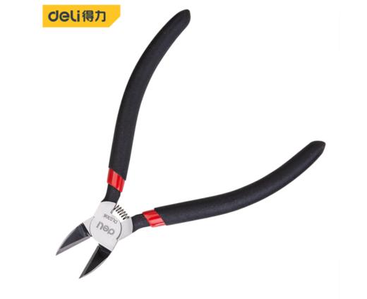 得力DL0306水口钳铬钒钢6寸(红) 商品图0