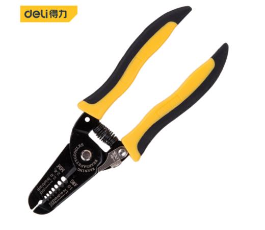 得力DL2607剥线钳(黄) 商品图0