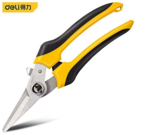 得力DL2908电工剪8寸(黄) 商品图0