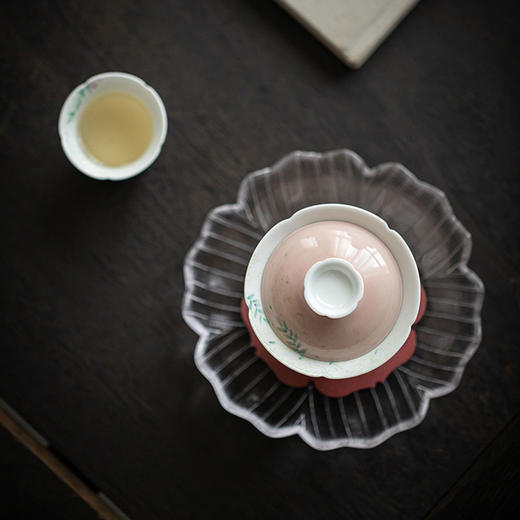 束刻 壶承 紫铜葫芦 菱花福禄铜垫做旧茶壶垫茶托杯垫功夫茶具茶道配件干泡台壶承茶垫壶托 商品图4