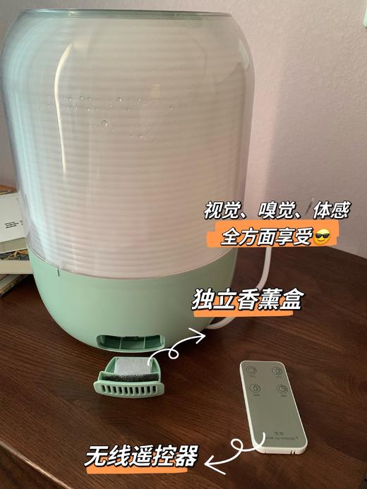 提升幸福感的家居好物分享——加湿器「加湿器➕氛围灯➕香薰机三合一」细腻篙雾 三档可调节 无线遥控  操作自如 静音加湿 自动断电功能 放心使用 和干燥say拜拜 商品图9