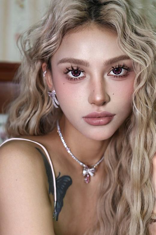 hancon&oh con 半年抛 粉媚桃花 直径14.5mm着色13.7mm 商品图1