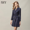 IWY/藏青色职业西装连衣裙气质办公售楼部名媛经理通勤时尚前台OL Q11042 商品缩略图2
