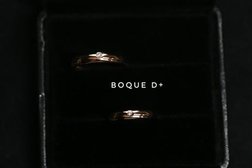 Boque d+ 宝趣定制原创设计18K金钻石定制对戒《love》 商品图2