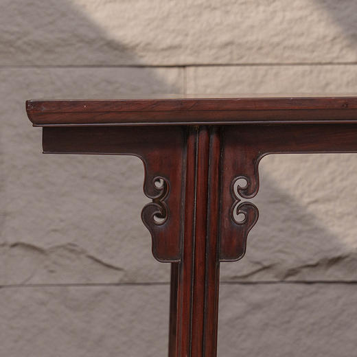 清 红木夹头榫云纹画桌 商品图1