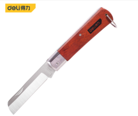 得力DL0070电工刀直嘴(黄)