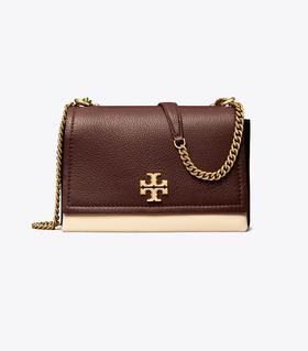 拼手速！Tory burch TB 专柜黑五限定款 鹅卵石牛皮单肩链条翻盖包 拼色款！限时好折￥2990直邮到手！