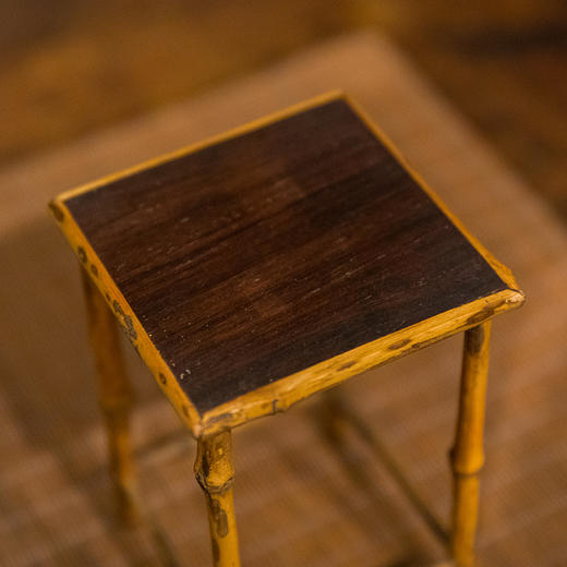 清 湘妃竹小花架摆件 商品图2