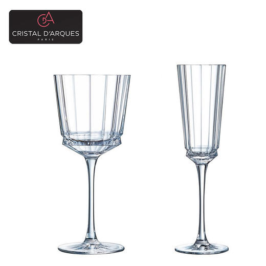 法国进口CDA马卡萨系列6头水晶玻璃酒杯奢华高脚杯香槟杯葡萄酒杯 商品图1