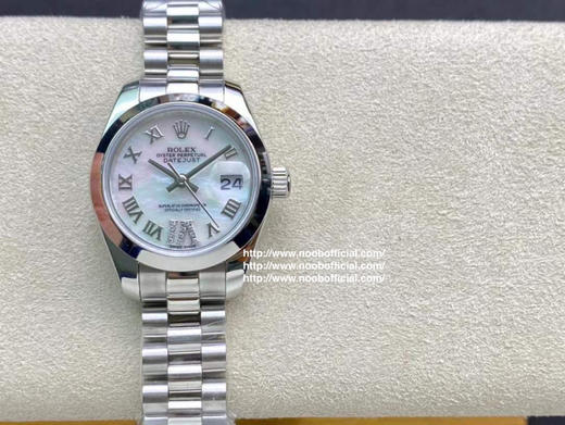 WF出品，劳力士 女装日志型28㎜日志型279174-0009 ①：女装日志型的蚝式表壳是坚固优雅、美比例的典范。采用316L不锈钢来锻造不锈钢腕表表壳 商品图5