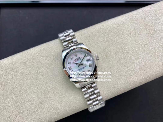 WF出品，劳力士 女装日志型28㎜日志型279174-0009 ①：女装日志型的蚝式表壳是坚固优雅、美比例的典范。采用316L不锈钢来锻造不锈钢腕表表壳 商品图1