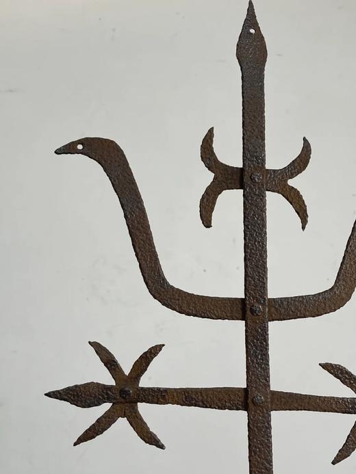 老铁”壽”字型大烛台，顺丰包邮 商品图5