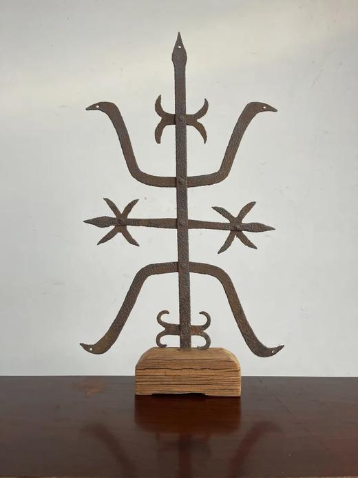 老铁”壽”字型大烛台，顺丰包邮 商品图1